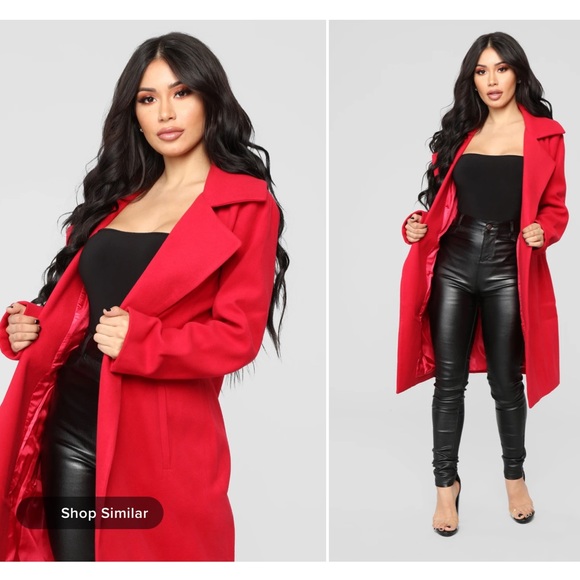 Fashion Nova Jackets & Blazers - Fashion Nova. M. Red